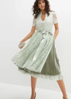 Online Traje tirolés y delantal (2 piezas) Mujer Vestidos