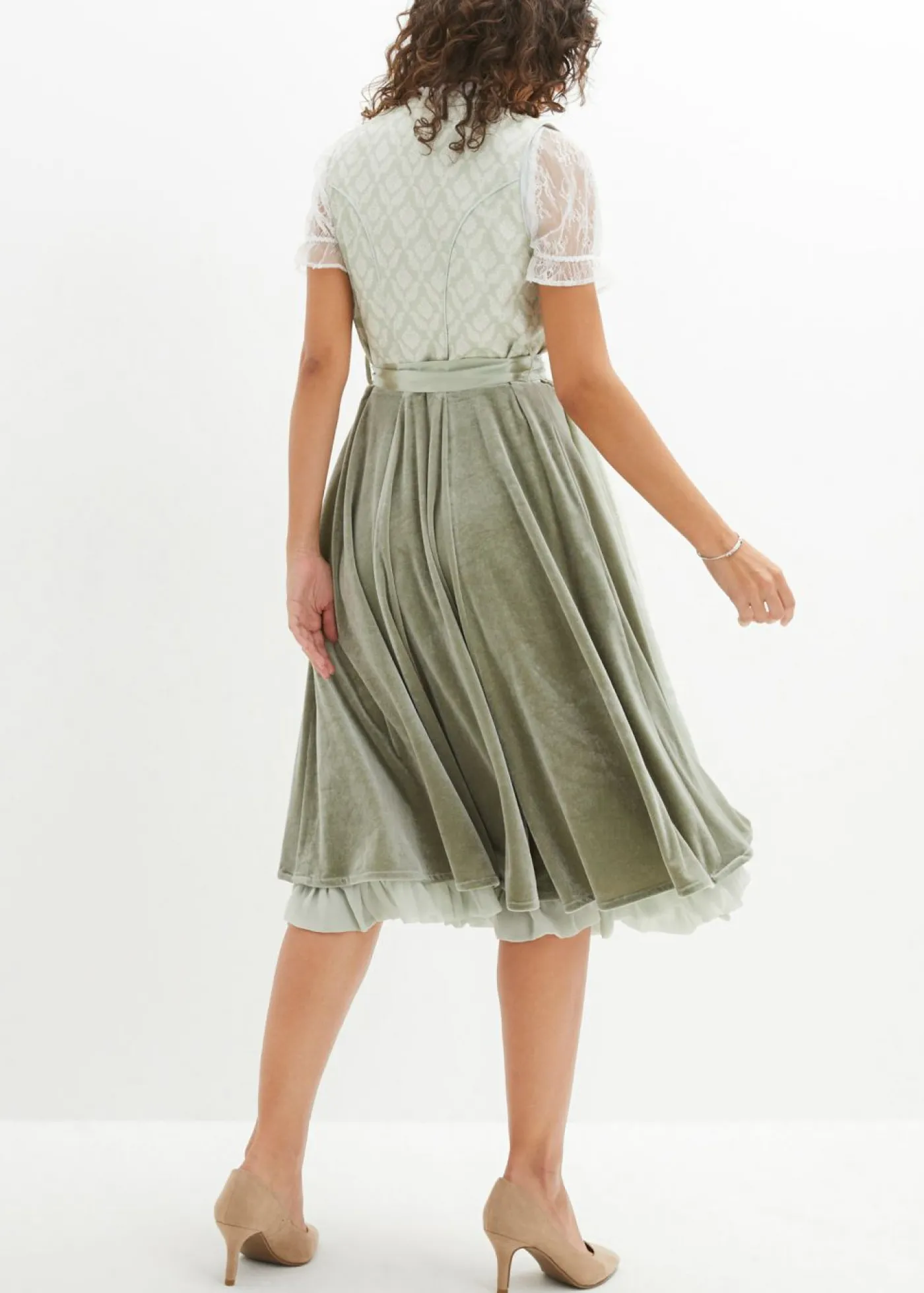 Online Traje tirolés y delantal (2 piezas) Mujer Vestidos