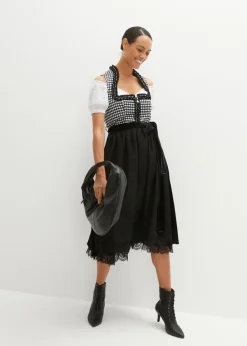 Traje tirolés y delantal (2 piezas) Mujer Vestidos
