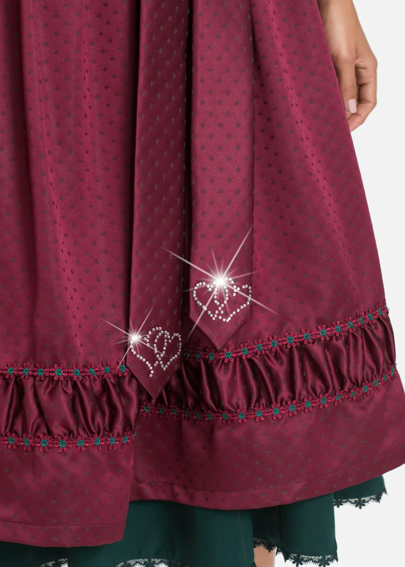 Outlet Traje tirolés y delantal (2 piezas) Mujer Tallas Pequeñas|Vestidos