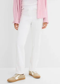 Sale Treggings de sarga de mezcla de algodón elástica Mujer Pantalones