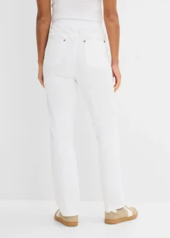 Sale Treggings de sarga de mezcla de algodón elástica Mujer Pantalones