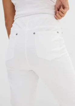 Sale Treggings de sarga de mezcla de algodón elástica Mujer Pantalones