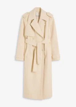 Hot Trenca con aspecto de lana Mujer Chaquetas Y Abrigos