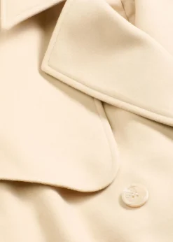 Hot Trenca con aspecto de lana Mujer Chaquetas Y Abrigos