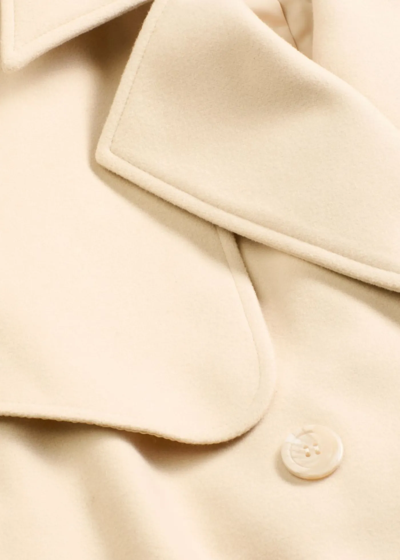 Hot Trenca con aspecto de lana Mujer Chaquetas Y Abrigos