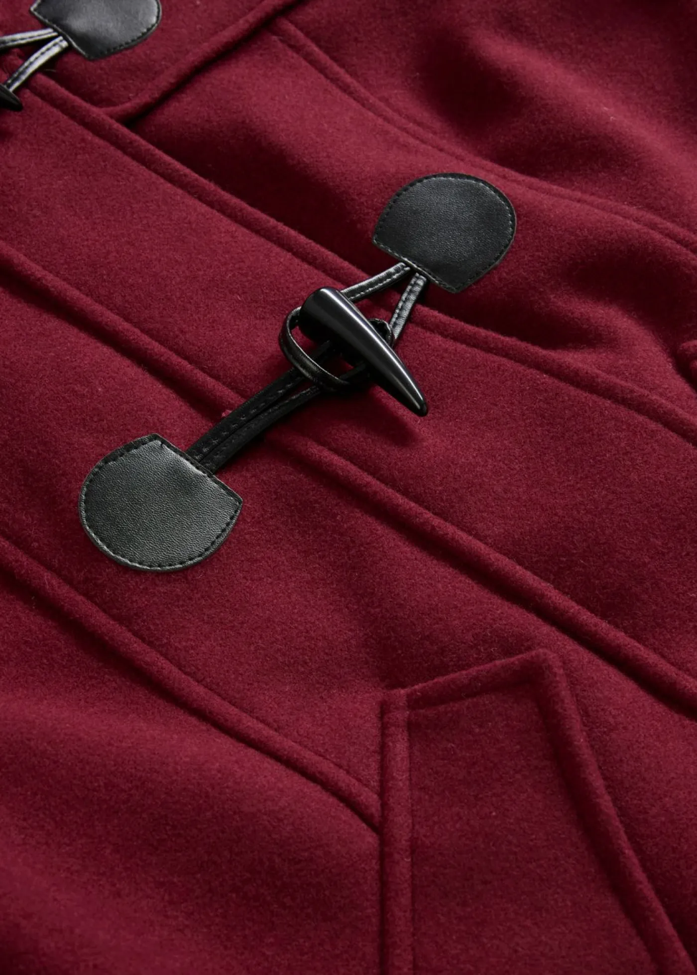 Discount Trenca de imitación de lana Mujer Chaquetas Y Abrigos