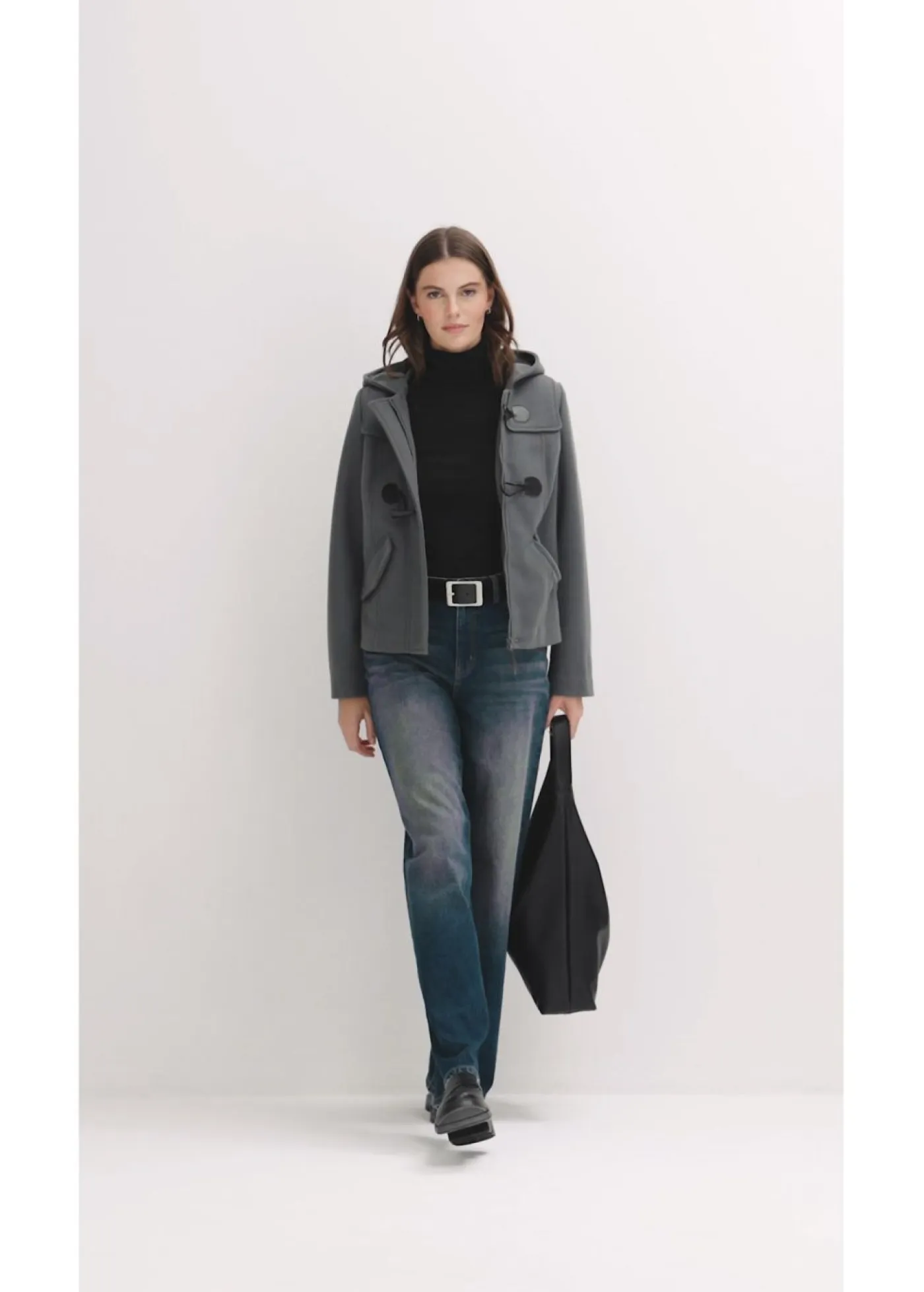 Discount Trenca de imitación de lana Mujer Chaquetas Y Abrigos