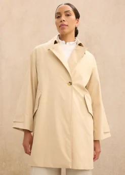 Online Trenca en corte A Mujer Esenciales|Chaquetas Y Abrigos