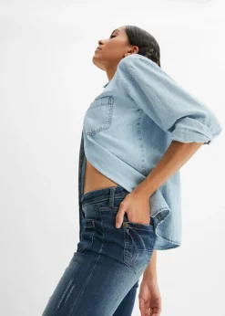 Best Vaquero bootcut con efecto descolorido Mujer Vaqueros