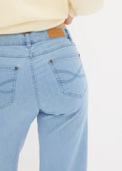 Hot Vaquero de pernera ancha, mid waist, elástico Mujer Vaqueros