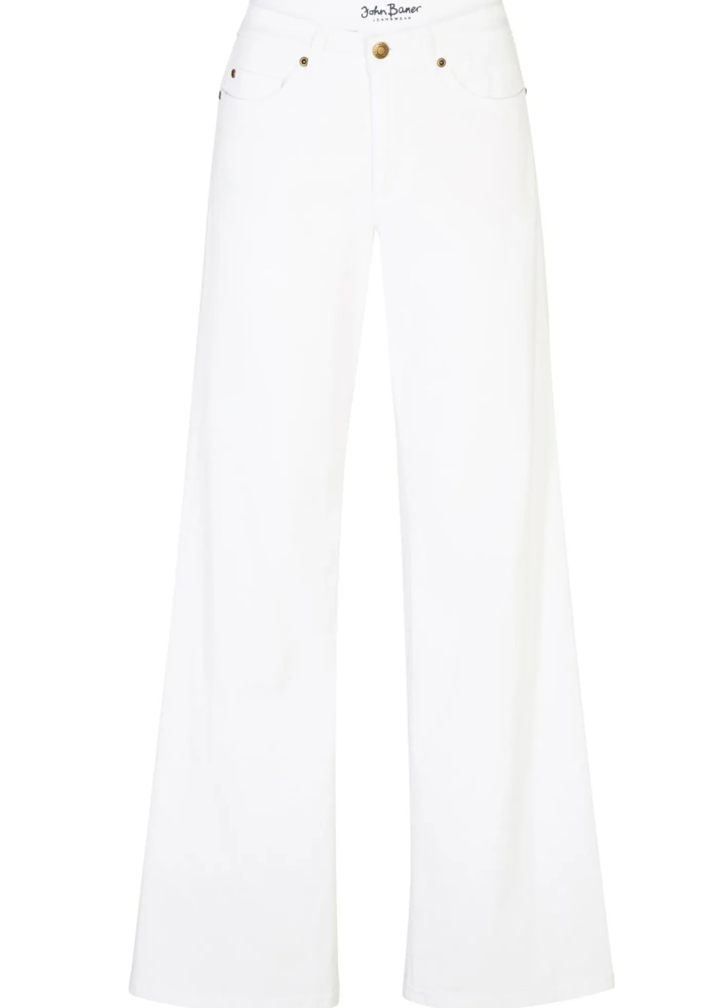 Hot Vaquero de pernera ancha, mid waist, elástico Mujer Vaqueros