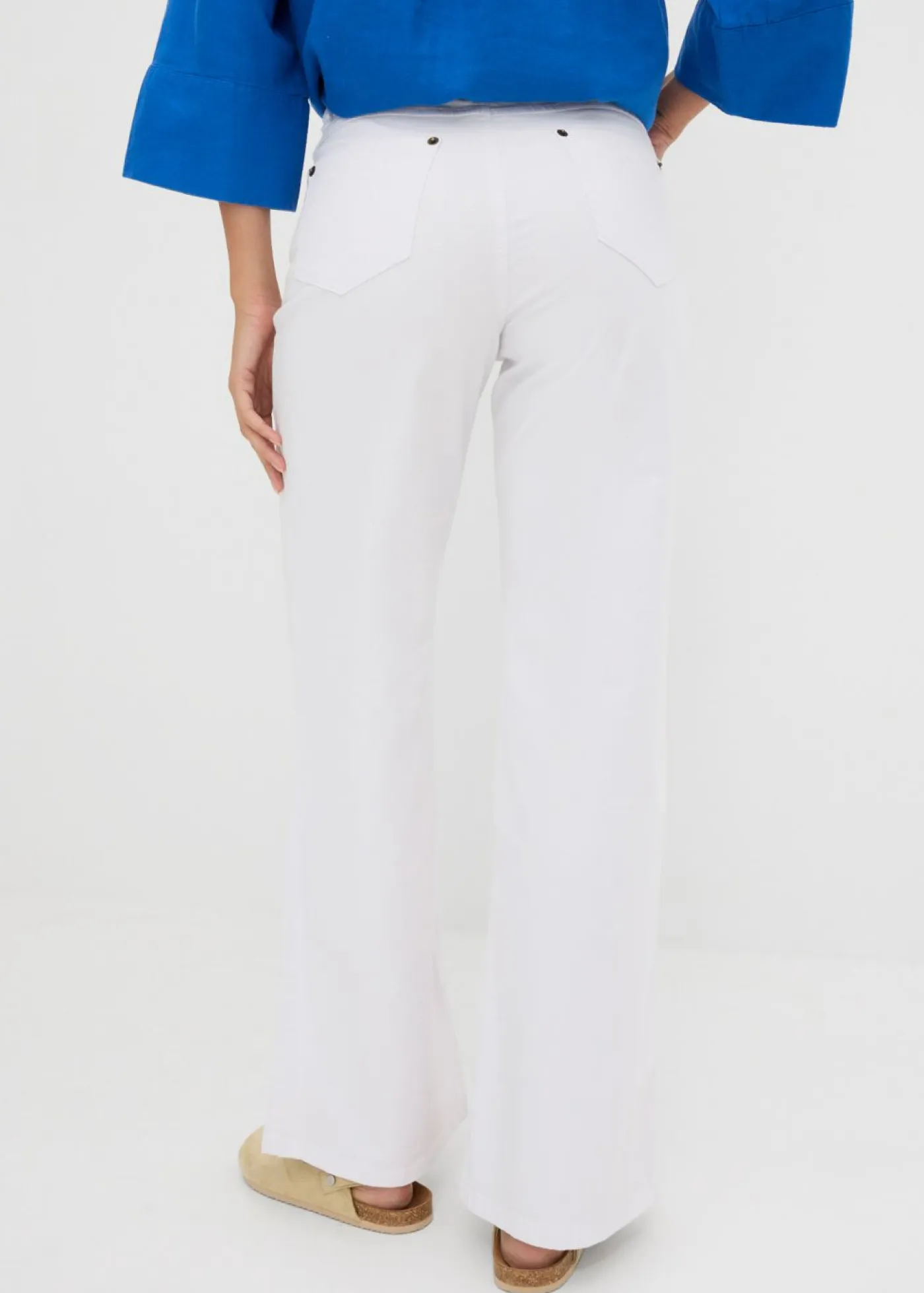 Hot Vaquero de pernera ancha, mid waist, elástico Mujer Vaqueros