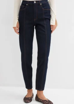 Clearance Vaquero mom, high waist, elásticos Mujer Vaqueros