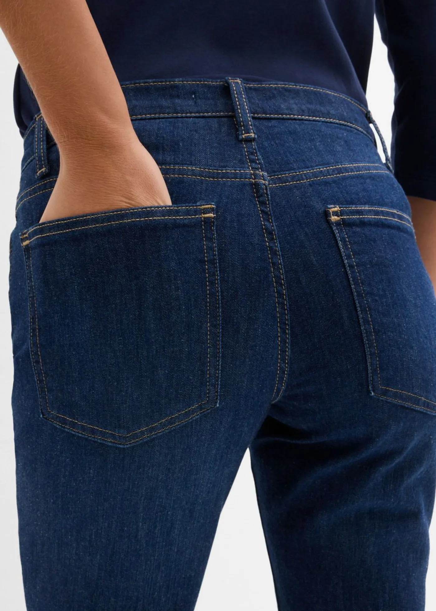 Outlet Vaqueros acampanados de talle medio Mujer Tallas Pequeñas|Vaqueros