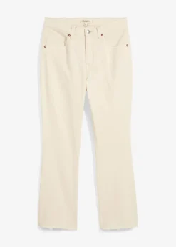 Clearance Vaqueros acampanados, high waist, cropped Mujer Vaqueros
