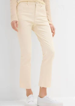 Clearance Vaqueros acampanados, high waist, cropped Mujer Vaqueros
