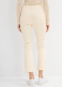 Clearance Vaqueros acampanados, high waist, cropped Mujer Vaqueros
