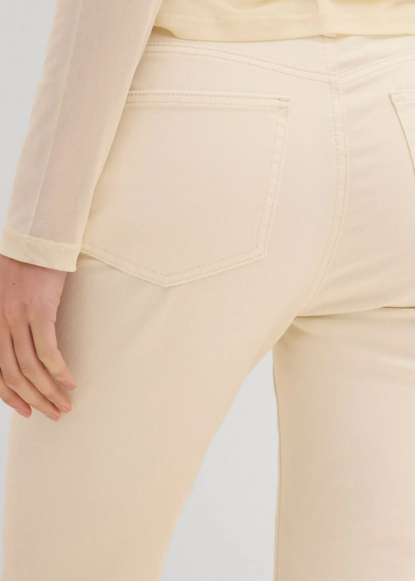 Clearance Vaqueros acampanados, high waist, cropped Mujer Vaqueros