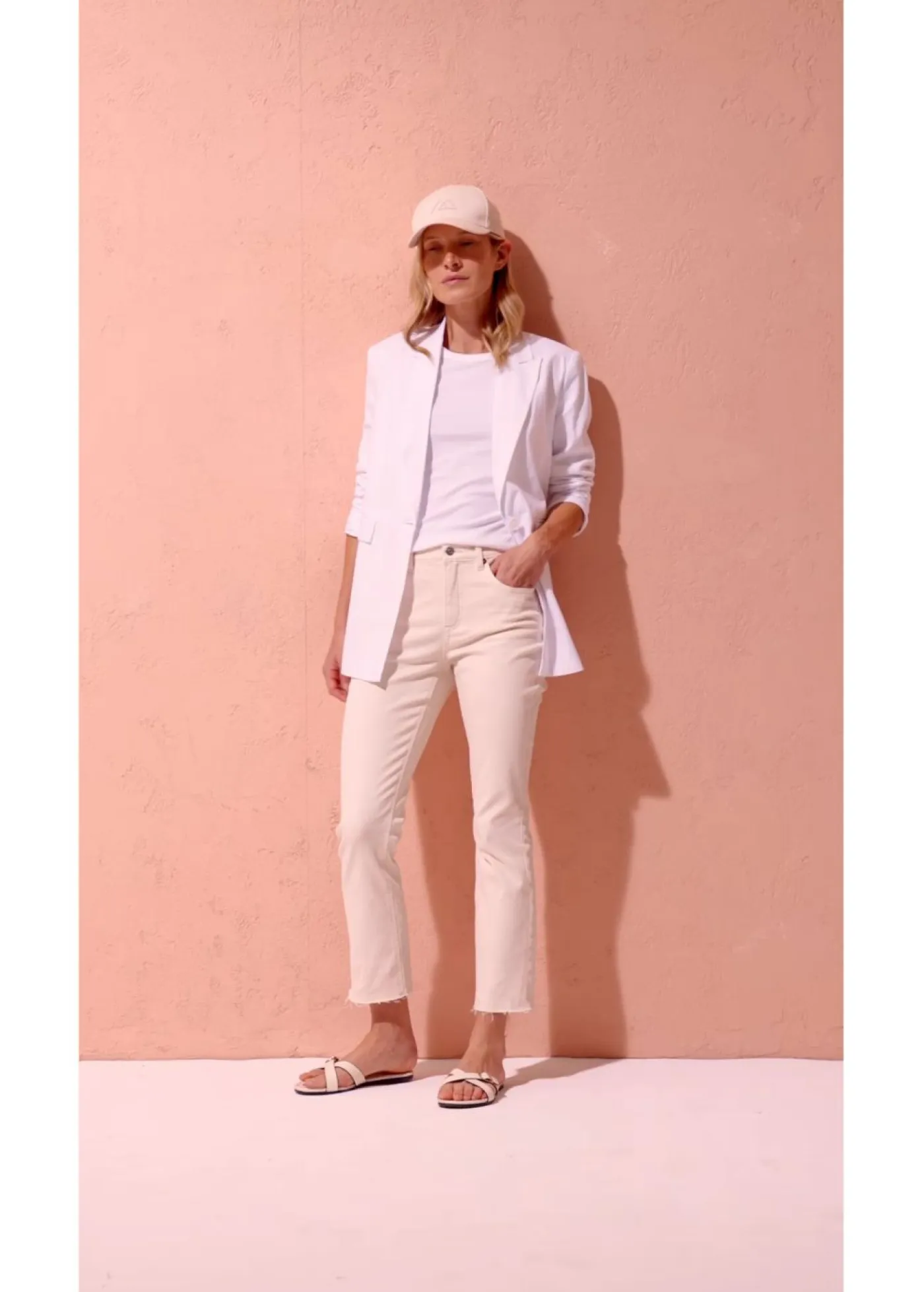 Clearance Vaqueros acampanados, high waist, cropped Mujer Vaqueros