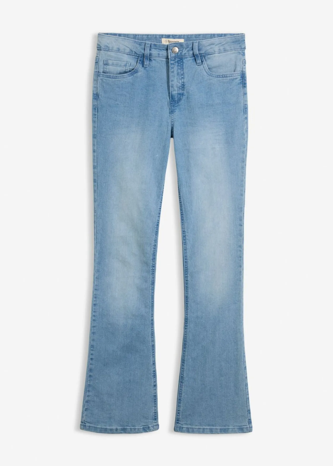 Sale Vaqueros acampanados, mid waist, elásticos Mujer Vaqueros|Tallas Pequeñas