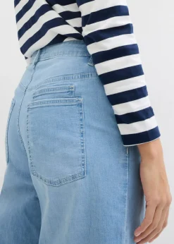 Clearance Vaqueros balloon, mid waist, super soft, cropped Mujer Vaqueros