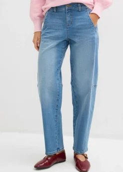 Hot Vaqueros barrel, mid waist Mujer Vaqueros|Tallas Pequeñas