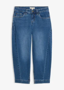 Outlet Vaqueros barrel, mid waist, cropped Mujer Vaqueros