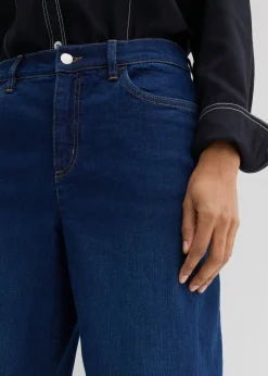 Clearance Vaqueros barrel, mid waist, de algodón orgánico Mujer Vaqueros