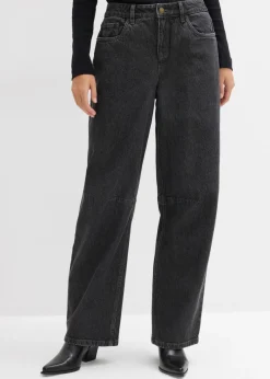 Clearance Vaqueros barrel, mid waist Mujer Vaqueros