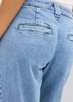 Hot Vaqueros barrel, mid waist, cropped Mujer Tallas Pequeñas