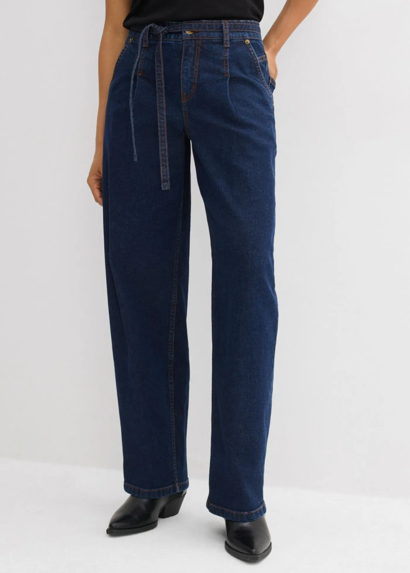 Discount Vaqueros barrel, mid waist Mujer Vaqueros