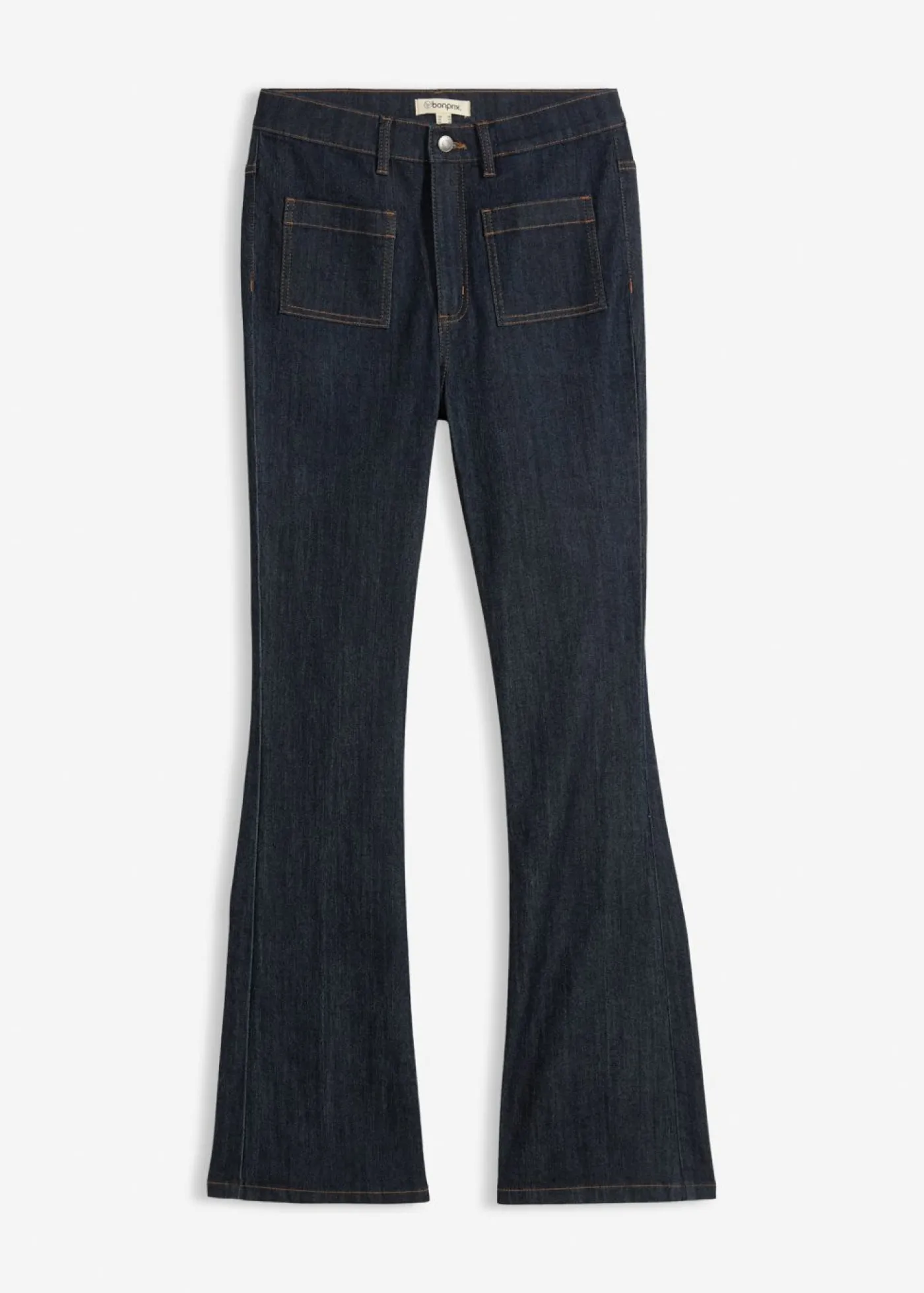 Vaqueros bootcut, high waist, cintura cómoda Mujer Tallas Pequeñas
