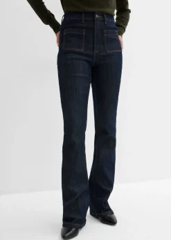 Vaqueros bootcut, high waist, cintura cómoda Mujer Tallas Pequeñas
