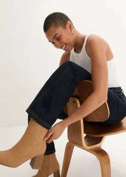 Discount Vaqueros bootcut, high waist, cintura cómoda Mujer Vaqueros