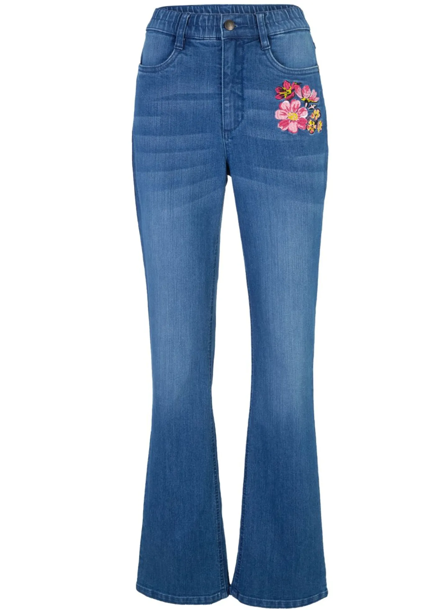 Best Vaqueros bootcut, high waist, cintura cómoda Mujer Vaqueros