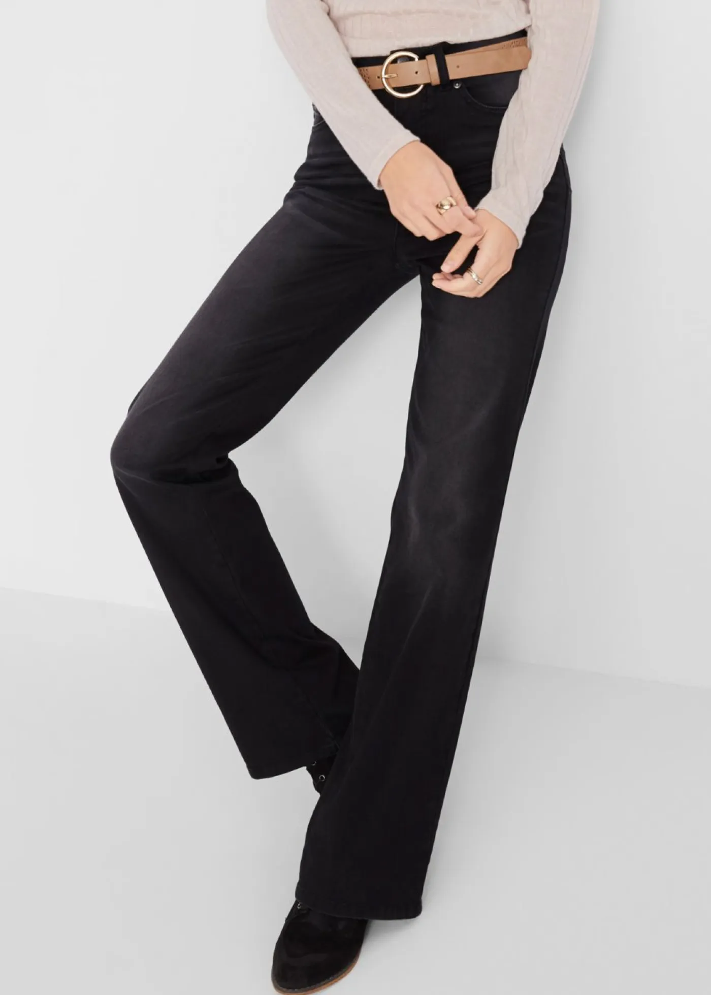 Discount Vaqueros bootcut, mid waist, moldeadores Mujer Vaqueros