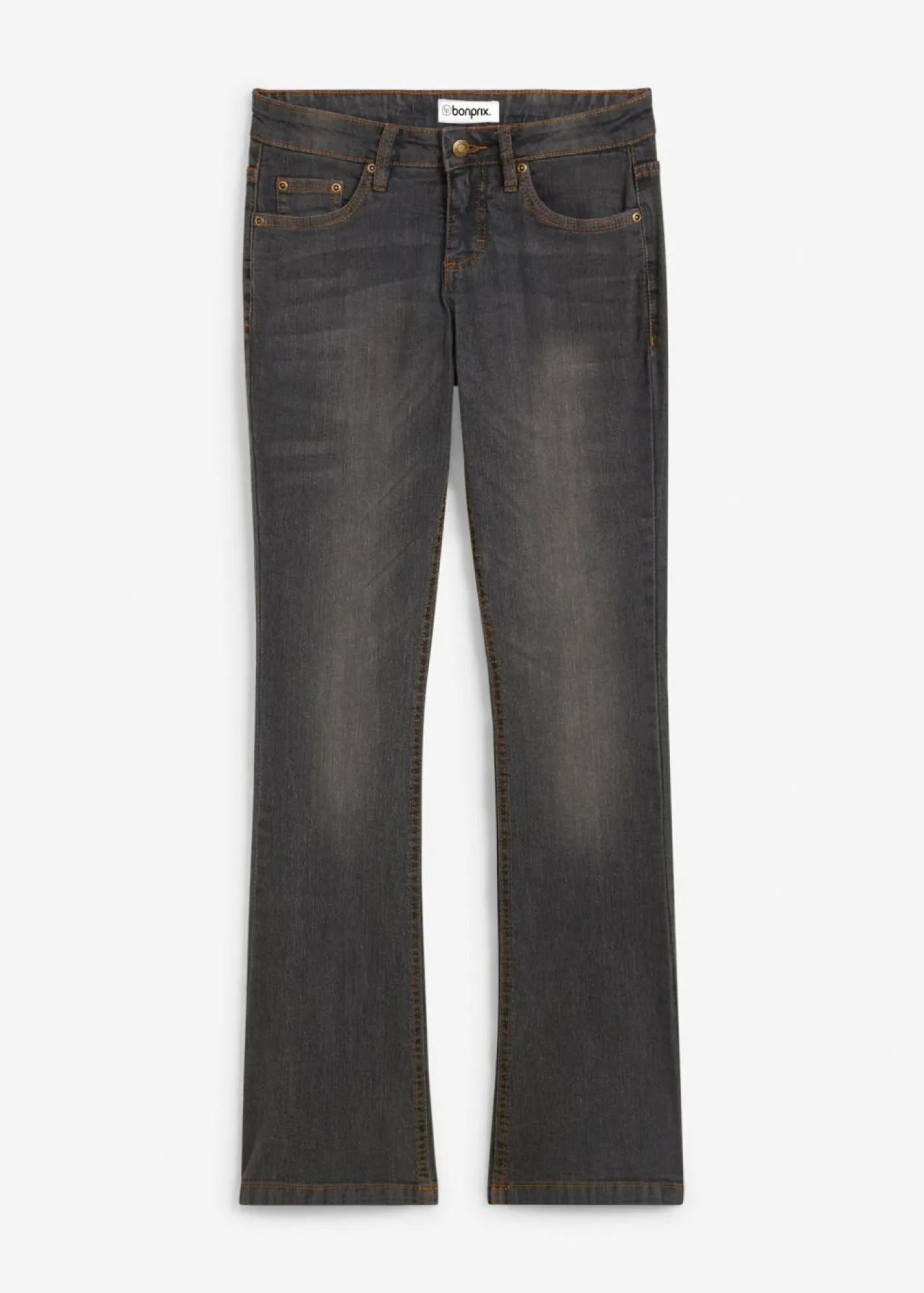 Clearance Vaqueros bootcut mid waist, elásticos Mujer Tallas Pequeñas