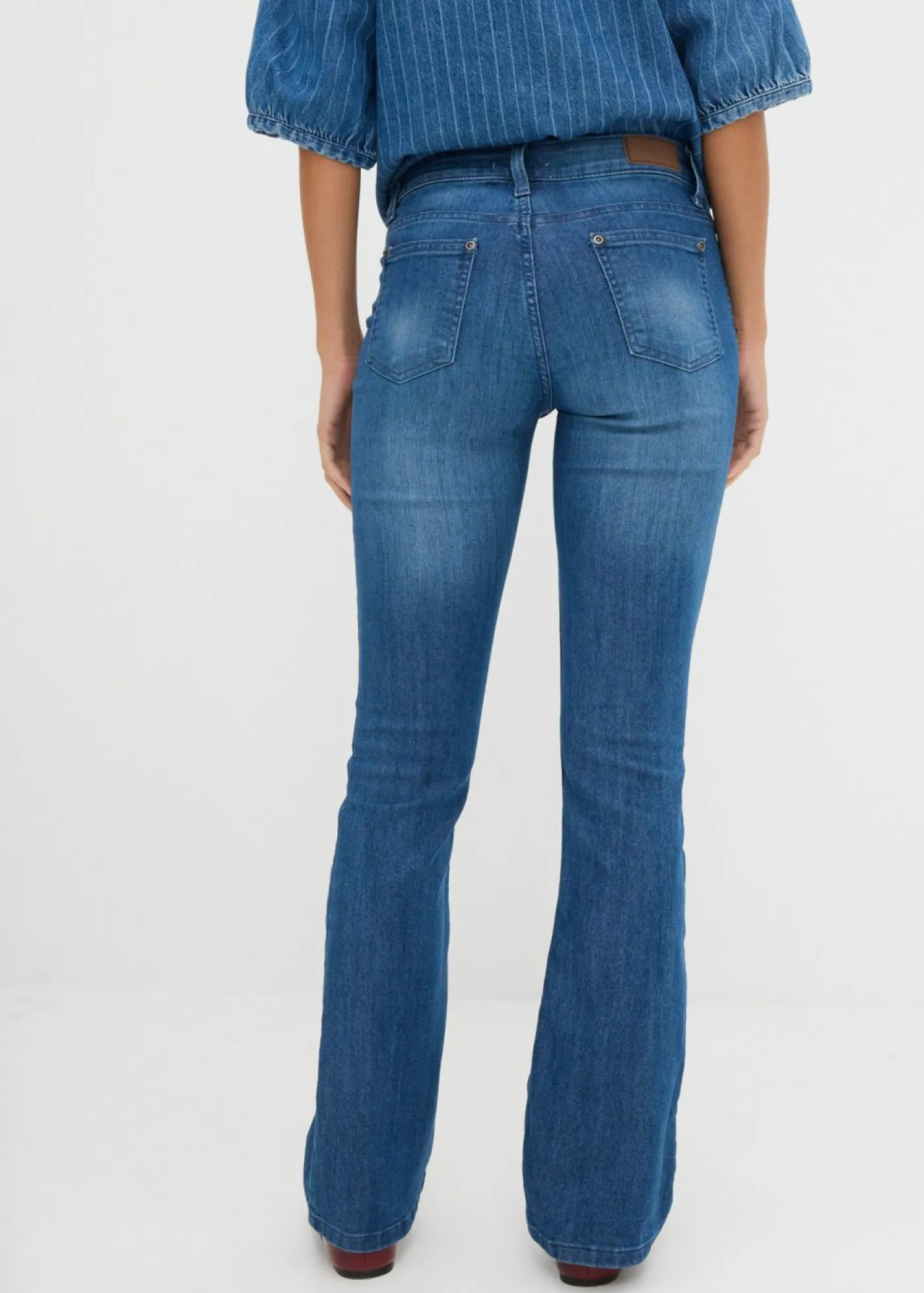 New Vaqueros bootcut mid waist, elásticos Mujer Vaqueros|Tallas Pequeñas
