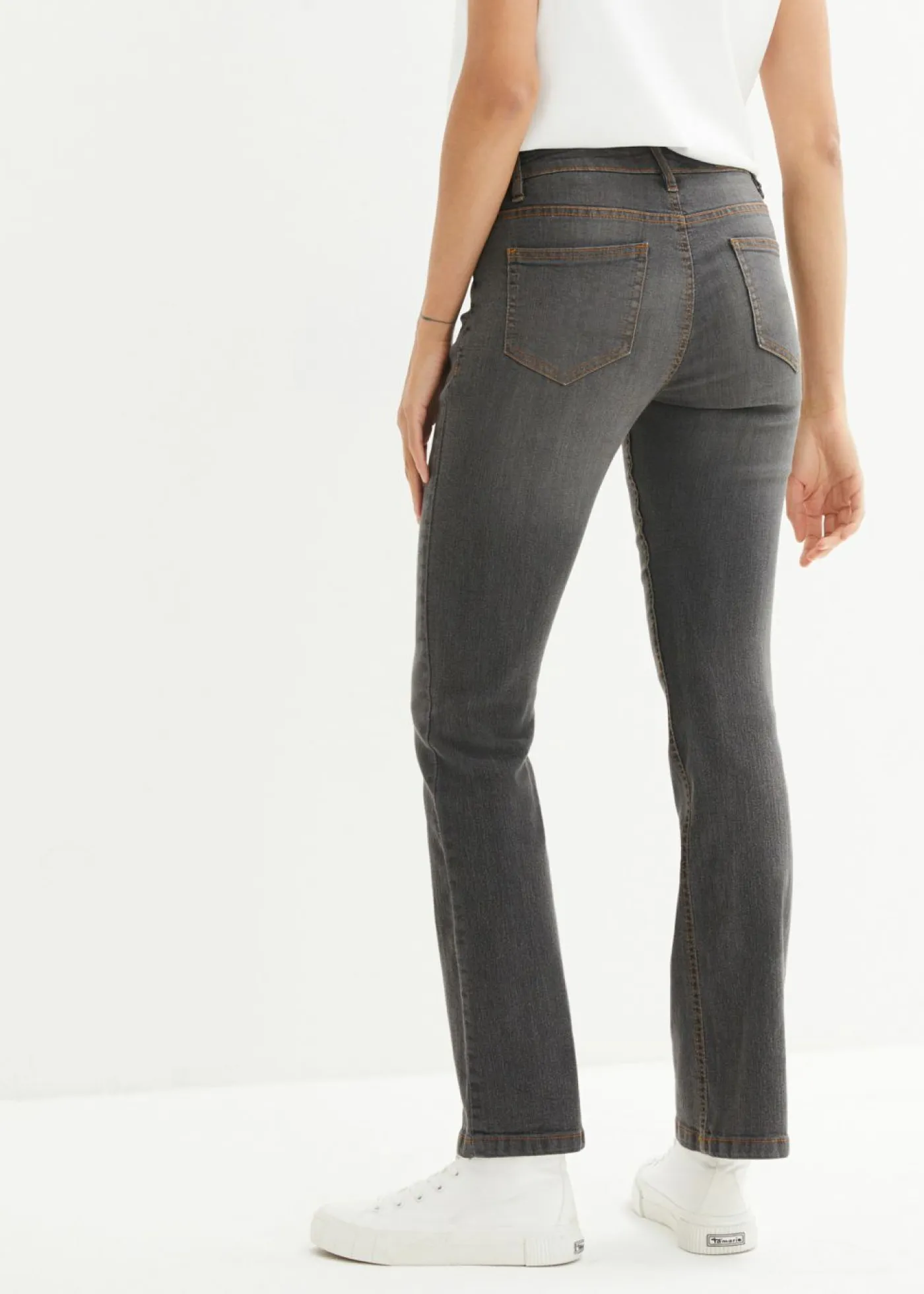 Clearance Vaqueros bootcut mid waist, elásticos Mujer Vaqueros