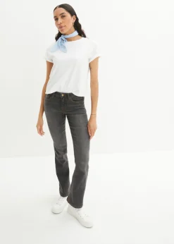 Clearance Vaqueros bootcut mid waist, elásticos Mujer Vaqueros