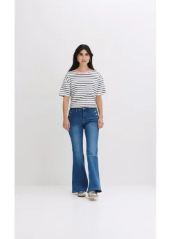 Best Vaqueros bootcut, mid waist, de algodón orgánico Mujer Vaqueros|Tallas Pequeñas