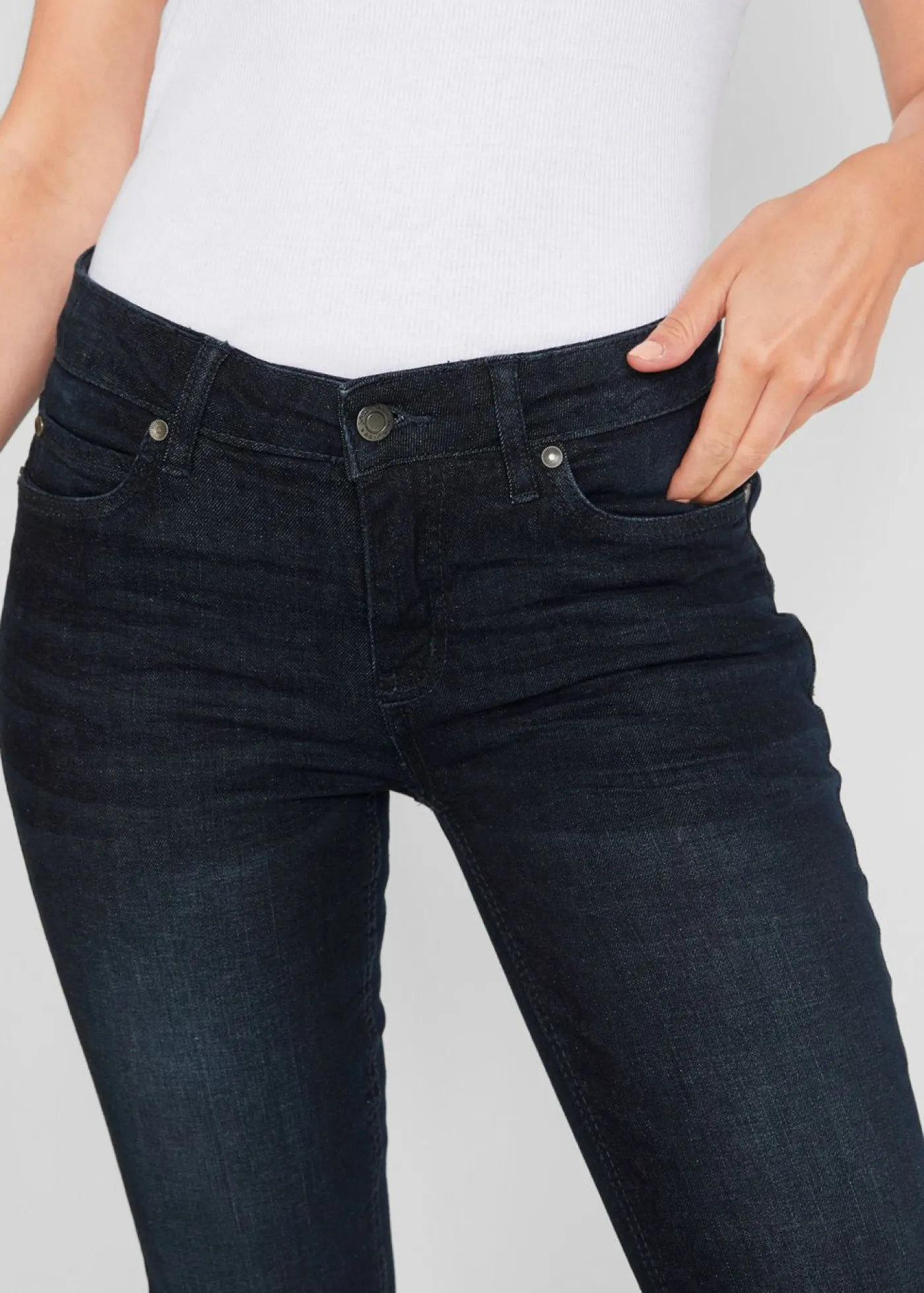 New Vaqueros bootcut mid waist, elásticos Mujer Vaqueros
