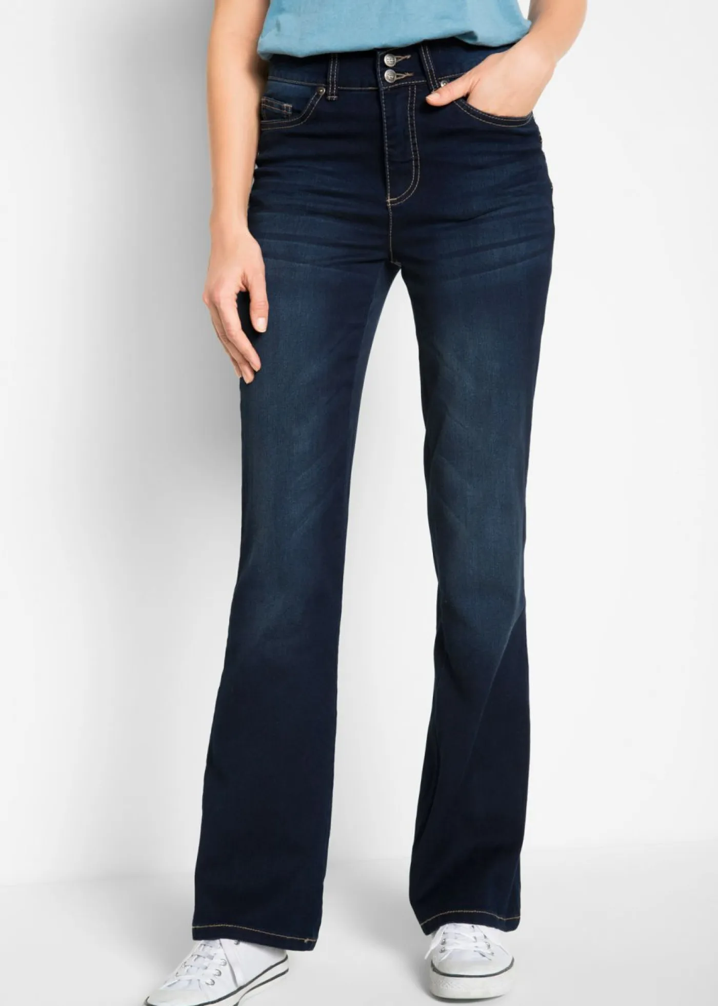 Discount Vaqueros bootcut, mid waist, moldeadores Mujer Vaqueros
