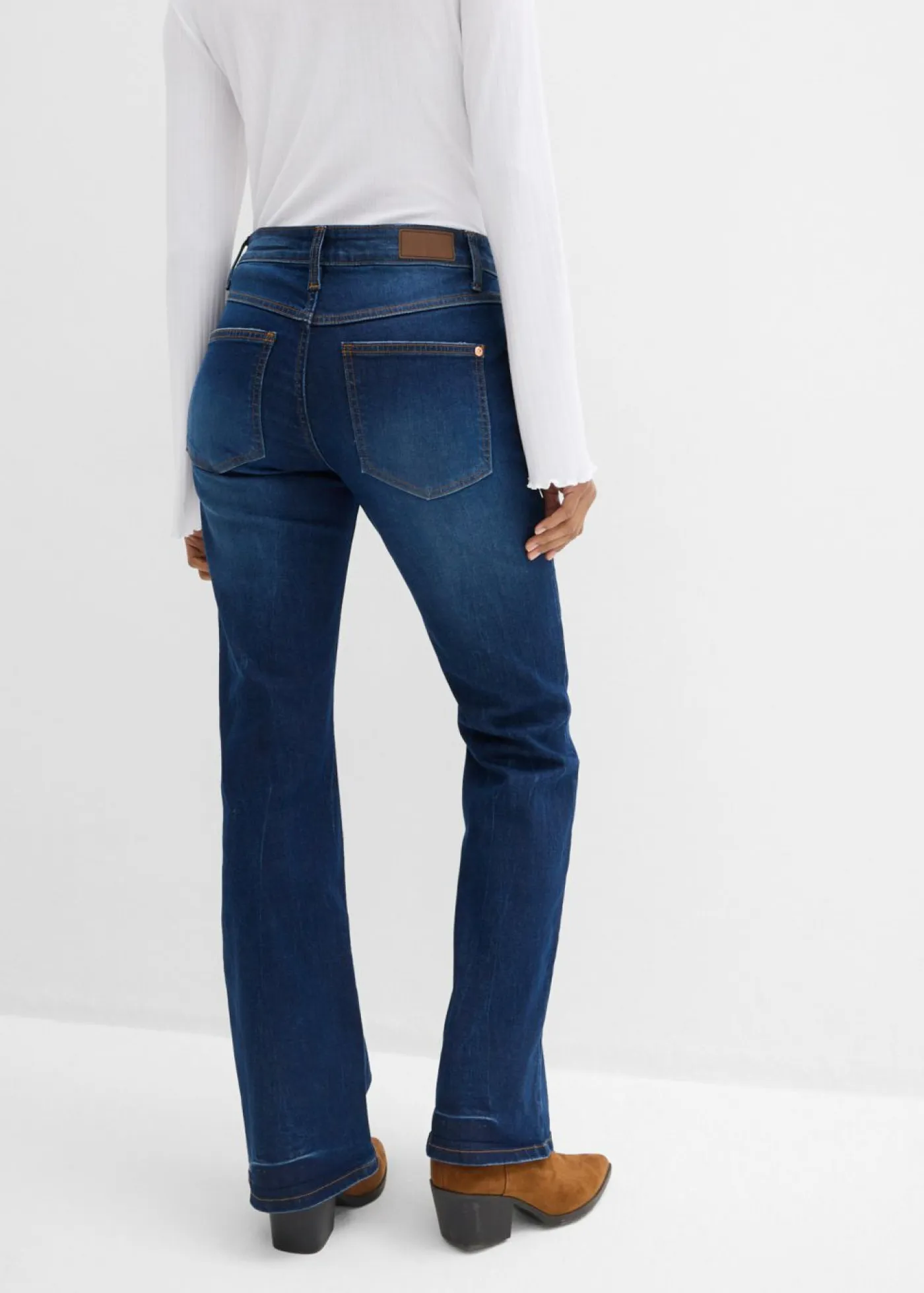 Online Vaqueros bootcut mid waist, elásticos Mujer Vaqueros