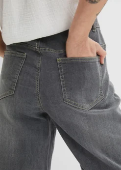 Outlet Vaqueros capri de corte ancho Mujer Vaqueros