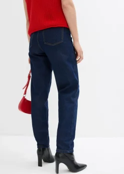 New Vaqueros capri de talle alto con corte mom Mujer Vaqueros