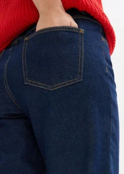New Vaqueros capri de talle alto con corte mom Mujer Vaqueros