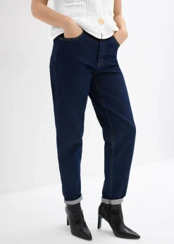 New Vaqueros capri de talle alto con corte mom Mujer Vaqueros