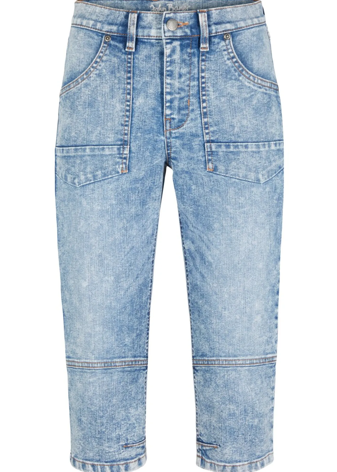 Outlet Vaqueros capri elásticos Mujer Vaqueros
